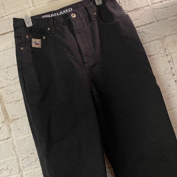 Vintage Cruel Girl Relaxed Black Denim Jeans Short 13 - Picture 1 of 9